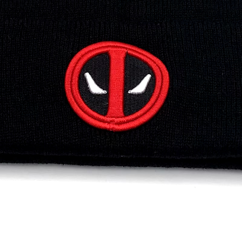 Deadpool Beanie Hat Superhero Women Men Deadpool Cosplay Hat Warm Adult Embroidery Hat Knitted Cap Christmas Gift Party Props