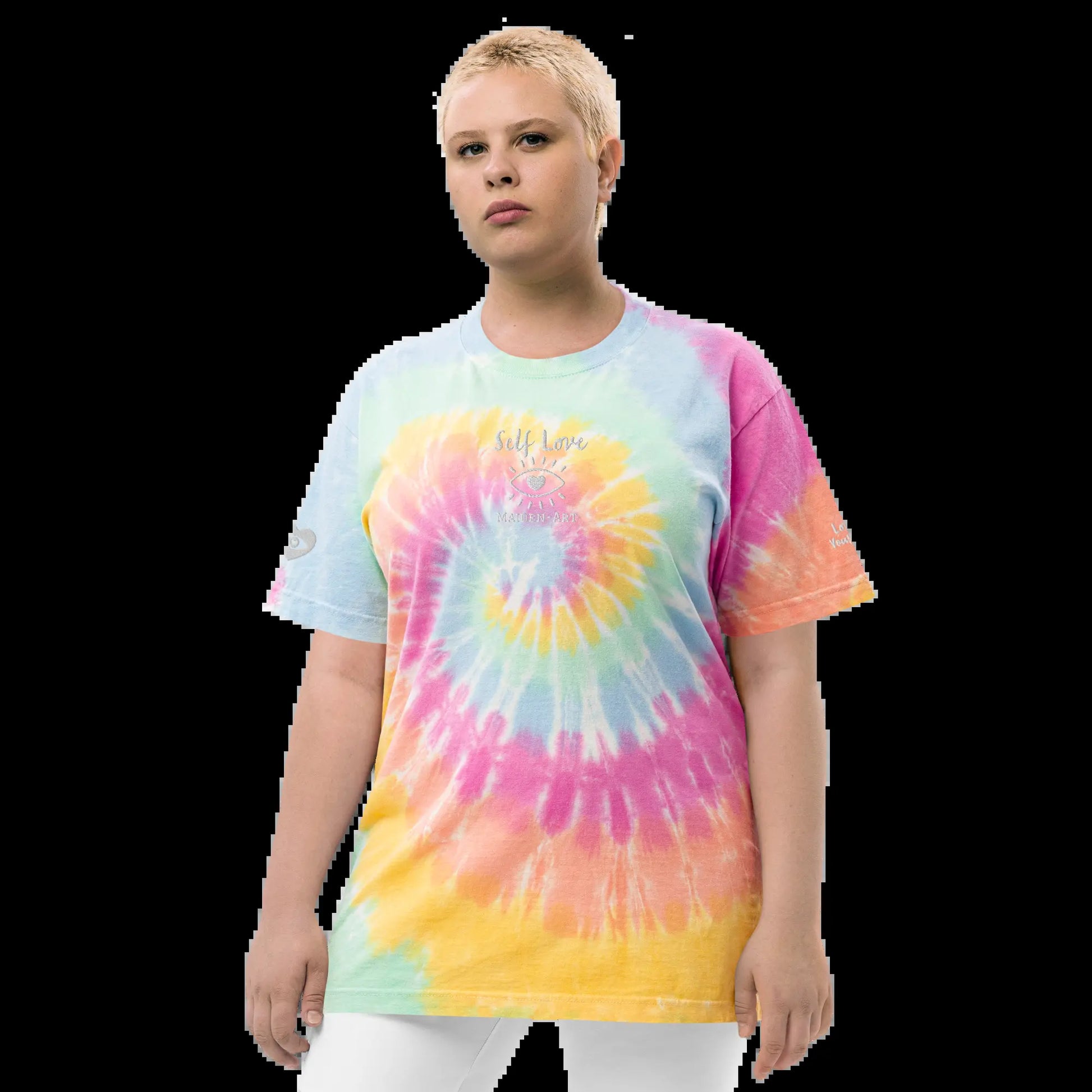 Oversized T-Shirt Self Love Oversized Tie-Dye T-Shirt